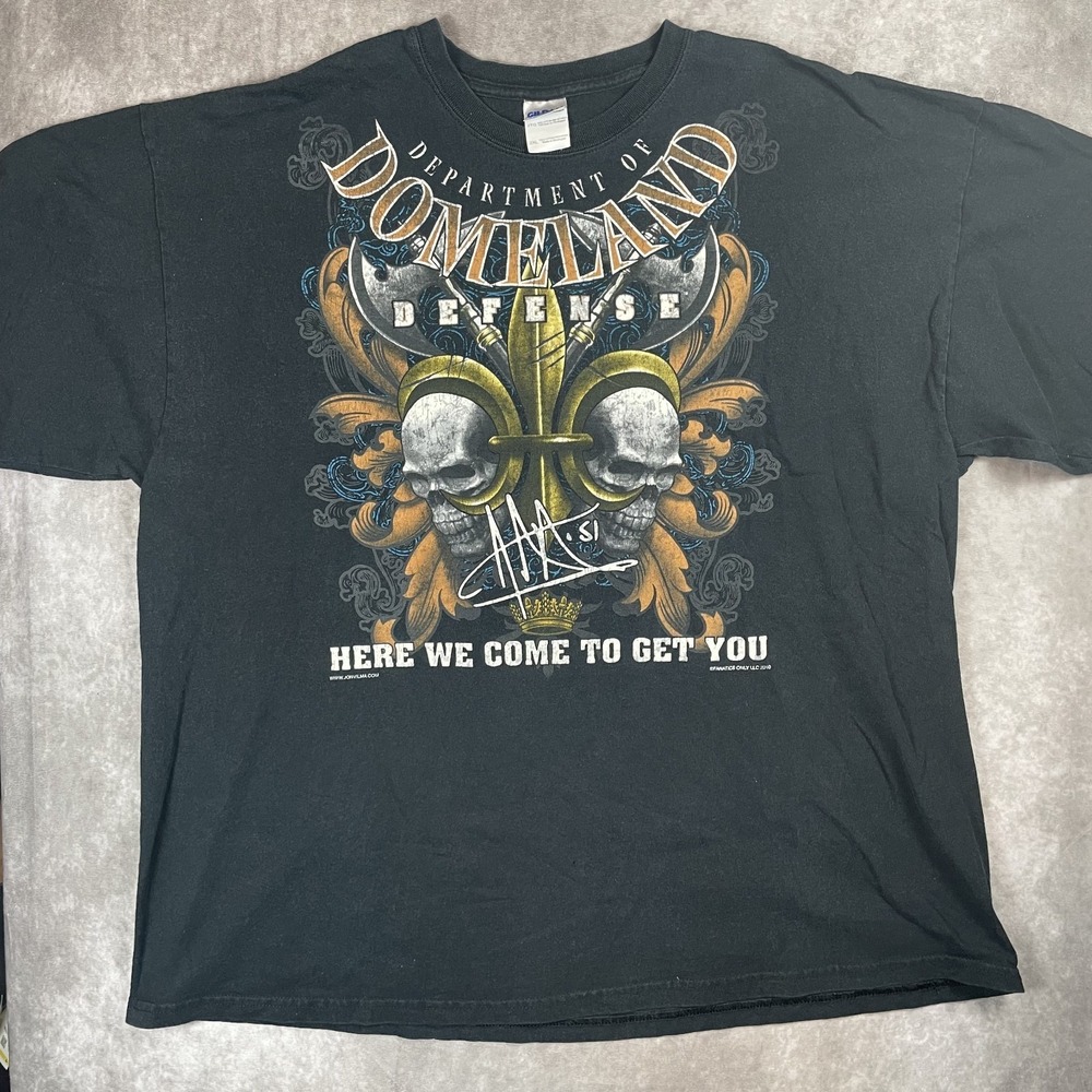 Y2K Vintage New Orleans Saints Dome Land Defense AOP Shirt 2XL
